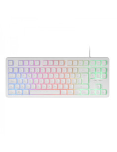 Mars Gaming MK023 Teclado Gaming - Tecnologia H-Mech RED - Iluminacion FRGB - Anti-Ghosting - Compatibilidad Universal - Estruct