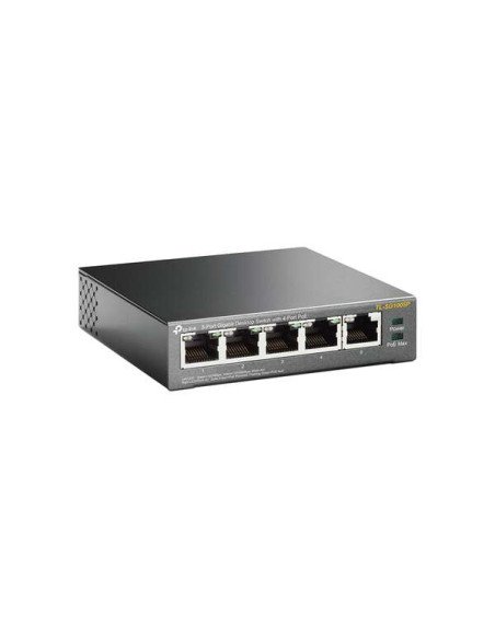 TP-Link Switch de Sobremesa - 5 Puertos Gigabit con 4 Puertos PoE