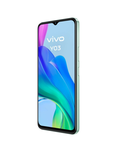 Vivo Y03 Smartphone Pantalla 6.56"" - 4GB - 128GB - Camara 13Mp - Bateria 5000mAh - Admite Carga de 15W - Color Verde