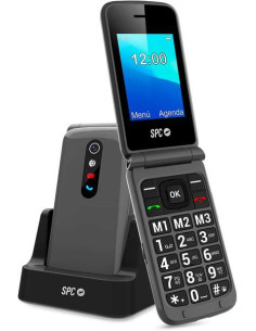 SPC Stella 2 Telefono Movil Boton SOS - de Tapa para Personas Mayores - Boton de Emergencias - Botones y Teclas Grandes - Ayuda