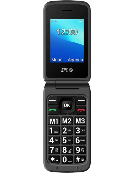 SPC Stella 2 Telefono Movil Boton SOS - de Tapa para Personas Mayores - Boton de Emergencias - Botones y Teclas Grandes - Ayuda