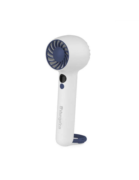 Orbegozo HF 2200 Ventilador de Mano Portatil - Ventilacion Ajustable - Display Digital - Carga USB-C - Bateria de Litio de Larga