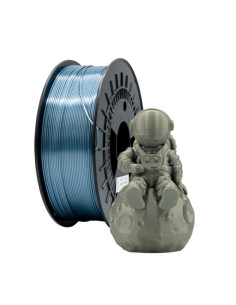 Filamento 3D PLA SILK - Diametro 1.75mm - Bobina 1kg - Color Plata