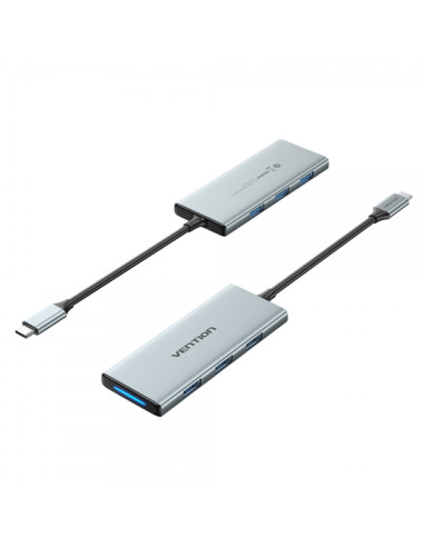 Vention Docking Station 6 en 1 USB-C a HDMI...