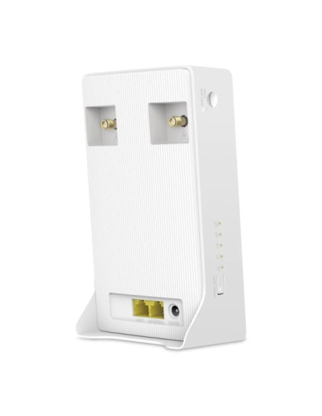 Mercusys Router Inalambrico 4G LTE- 300 Mbps en 2.4GHz y 867 Mbps en 5GHz - 2 Puertos 10/100Mbps - Color Blanco