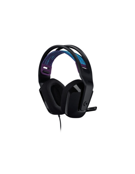 Logitech G335 Auriculares Gaming con Microfono - Adaptador USB-C - Multiplataforma - Altavoces Dinamicos - Jack 3.5mm - Color Ne