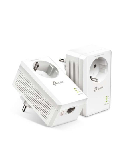 TP-Link Kit de Inicio AV1000 Gigabit Powerline con Enchufe Incorporado