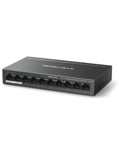 Mercusys Switch 10 Puertos RJ45 10/100Mbps - 8 Puertos PoE - Largo Alcance hasta 250m en Modo Extendido - Carcasa de Metal 2