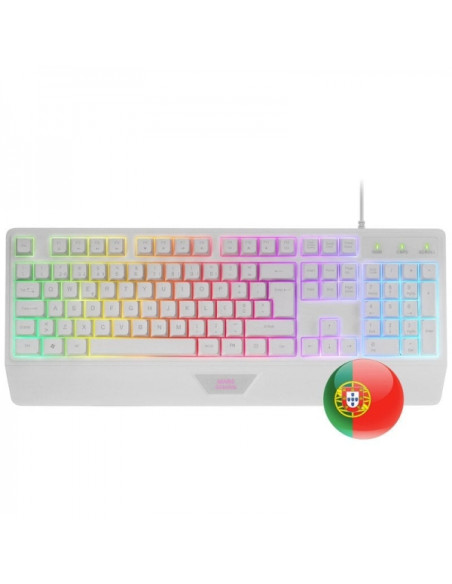 Mars Gaming MCP124 Combo Gaming 3en1 - Teclado H-Mech RGB - Raton RGB Switches HUANO - Alfombrilla Nanotextil Rainbow - Compatib