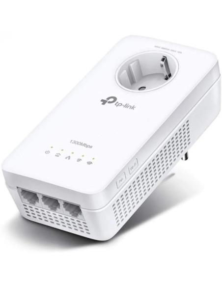 TP-Link Punto de Acceso WiFi AC1200 Doble Banda - Transferencia de hasta 1200Mbps - Enchufe Integrado y 3x RJ45 - 2x2 MIMO