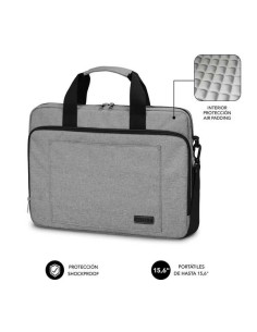 Subblim Maletin para Ordenador Portatil - Diseño Elegante para Portatiles de hasta 15,6"" - Sistema de Proteccion Air Padding -