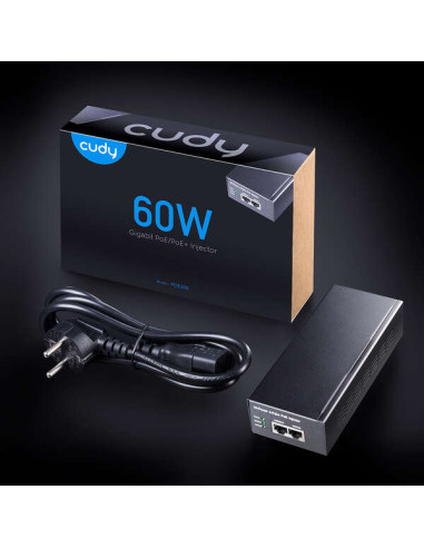 Cudy POE300 Inyector Gigabit PoE++ de 60W