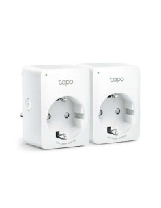 TP-Link Mini Enchufe Inteligente Wi-Fi (2-Pack) - Control Remoto - Programable - Modo Fuera de Casa