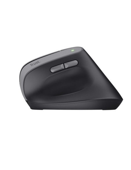 Trust Raton Inalambrico USB - Diseño Ergonomico - Indicadores LED - 6 Botones - Color Negro
