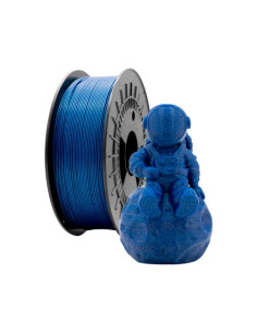 Filamento 3D PLA GLITTER - Diametro 1.75mm - Bobina 1kg - Color Azul