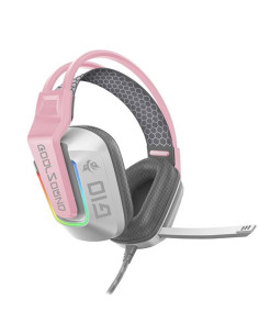 Coolsound Auricular Gaming G10 - Compatible con XBOX, PS5, PS4, Switch y PC - Color Rosa
