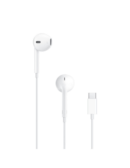 Apple EarPods Auriculares Binaurales USB-C - Microfono Integrado - Control de Volumen - Color Blanco
