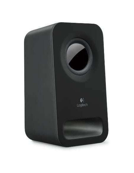 Logitech Z150 Altavoces Multimedia 2.0 6W - Entrada Jack 3.5mm - Toma de Auriculares - Cable de 1.80m - Color Negro