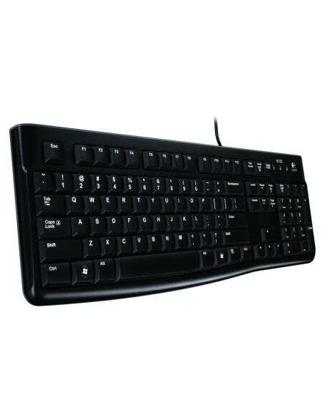Logitech K120 Teclado USB - Resistente a Salpicaduras - Cable de 1.50m