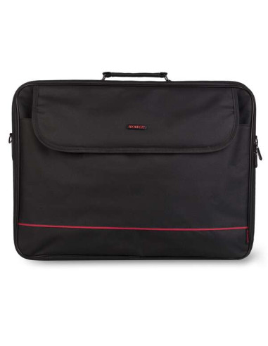 NGS Passenger Plus Maletin para Portatil 18" - Acolchado Interior - 2 Compartimentos y Bolsillo Exterior - Color Negro