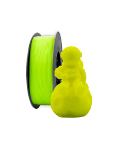 Filamento 3D PLA - Diametro 1.75mm - Bobina 1kg - Color Amarillo Fluorescente