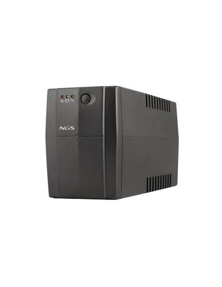 NGS Fortress 900 V3 SAI 600VA UPS 360W - Tecnologia Off Line - 2x Schukos - Proteccion Sobrecargas y Cortocircuitos