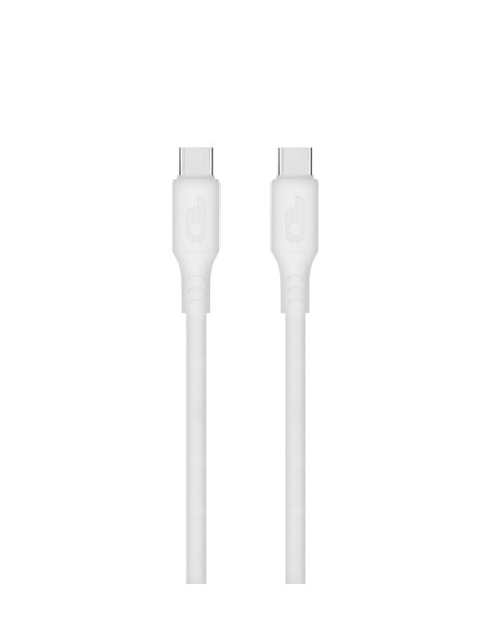 Blackbyte by Pedro Buerbaum Cable USB-C Macho a USB-C Macho de Silicona - Hasta 60W - 2 metros - 480Mbps - Compatible con Carga