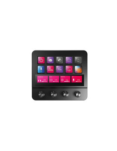 Mars Gaming MSD-PRO Dispositivo de Control para Retransmisiones/Streaming, Trabajo, Gaming - 10 Teclas LCD - 4 Diales Personaliz