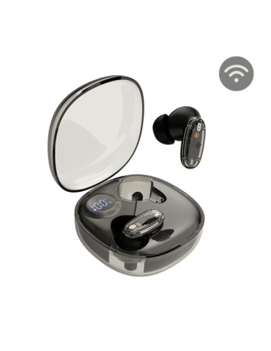 Mars Gaming MHIB2 Auriculares Bluetooth 5.4 - Microfono Integrado - Autonomia hasta 7h - Indicador LED - Semitransparente - 60x6