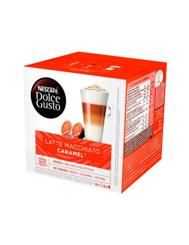Cafe dolce gusto latte macchiato caramelo caja de 16 capsulas