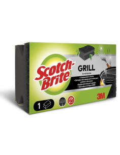 Scotch-Brite Estropajo para Parrillas - Proteccion para los Dedos - Color Negro