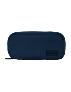 Estuche portatodo liderpapel funky 3 cremalleras con aperturas laterales azul fuscia turquesa 220x100x65 mm 2