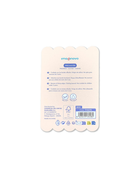 Bloc notas adhesivas imaginovo meow 20 hojas television 70x70 mm