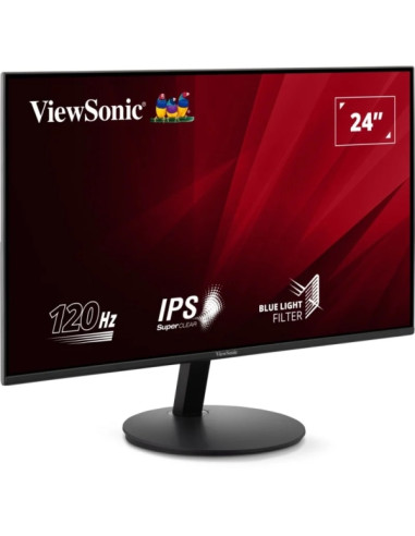 Viewsonic Monitor 23.8" LED IPS FullHD 120Hz - Respuesta 5ms - HDMI - VESA 75x75mm - Color Negro