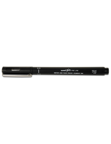 Rotulador uni pin calibrado pin03-200(s) negro
