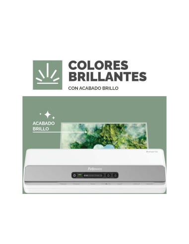 Bolsa de plastificar fellowes recicladas brillo din a4 80 mc pack de 100 unidades