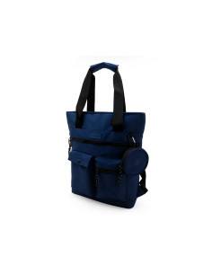 Mochila antartik bolso flip bag con acolchado para portatil 15 " azul marino 400x120x390 mm 2