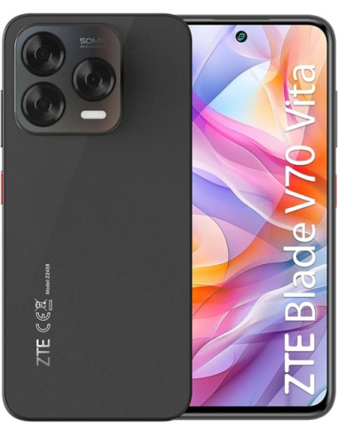 ZTE Blade V70 Vita Smartphone Pantalla 6,7" - 8+12 GB RAM - 256 GB - 90 Hz - Camara 50 MP -  Bateria 5000 mAh - Color Gris