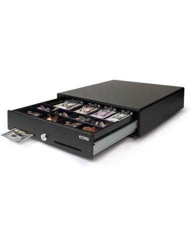 Safescan SD-3540 Cajon Portamonedas - 8 Compartimentos para Monedas - 4 Compartimentos para Billetes - hasta 1 Millon de Apertur