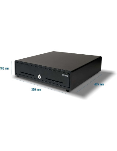 Safescan SD-3540 Cajon Portamonedas - 8 Compartimentos para Monedas - 4 Compartimentos para Billetes - hasta 1 Millon de Apertur