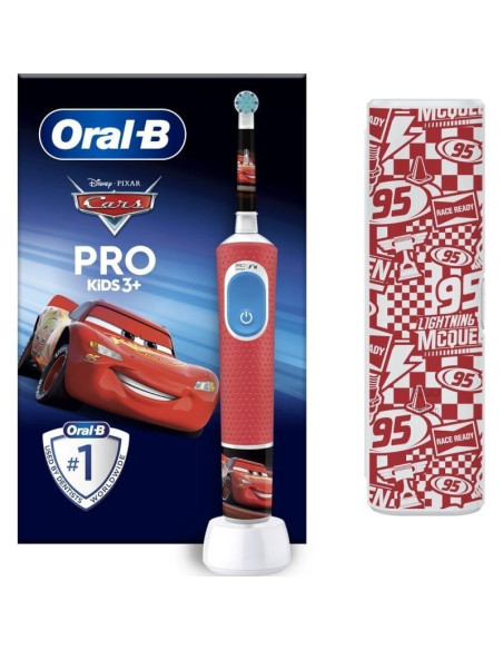 Cepillo Dental Oral-B Pro Kids 3 Spiderman/ Incluye 1 Recambio y Estuche