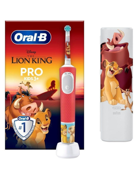Cepillo Dental Oral-B Pro Kids 3 Rey León/ Incluye 1 Recambio