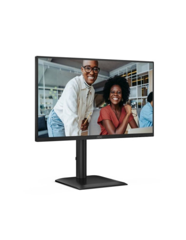 AOC Monitor 23.8" LED IPS FullHD 120Hz - Respuesta 4ms - Ajustable en Altura, Giratorio e Inclinable  - Altavoces 4W - USB, HDM