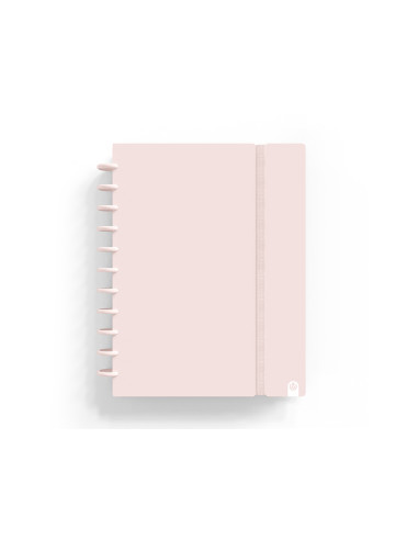 Cuaderno ingeniox foam a4 80h rayado horizontal rosa pastel