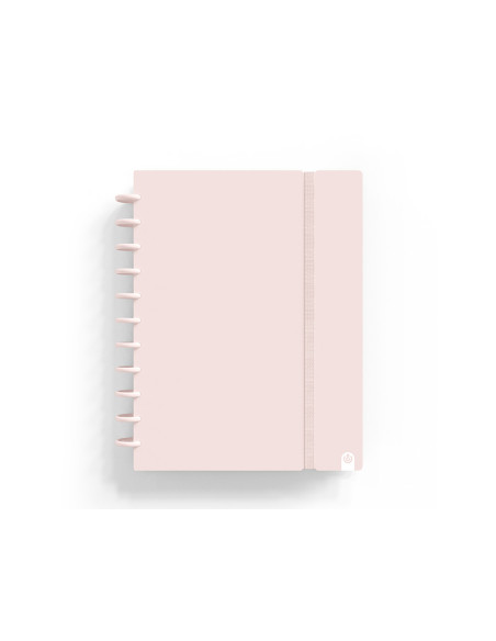 Cuaderno ingeniox foam a4 80h rayado horizontal rosa pastel