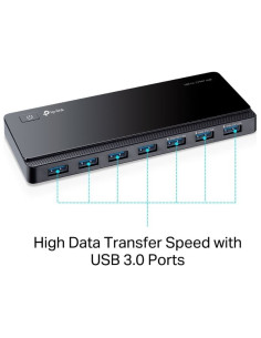 Hub USB 3.0 TP-Link UE330/ 7xUSB/ 1xMicroUSB DC/ Negro 2