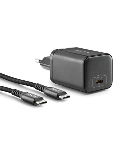 Cargador GaN de Portátil NGS BUD65W-H para HP/ 1xUSB Tipo-C/ 65W/ Automático/ 8 Conectores/ Voltaje 5-20V