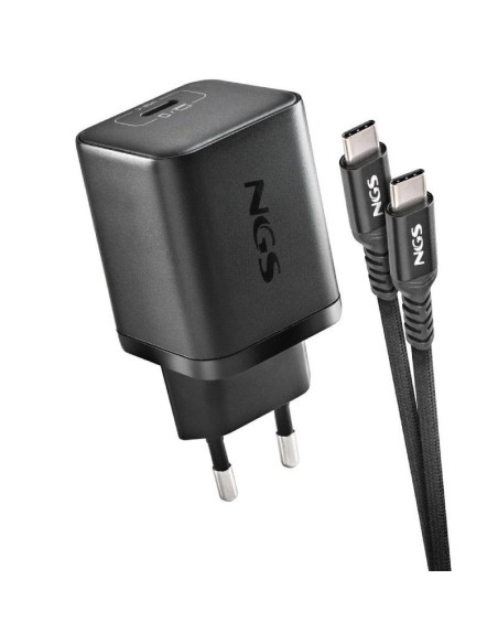 Cargador GaN de Portátil NGS BUD65W-L para Lenovo/ 1xUSB Tipo-C/ 65W/ Automático/ 5 Conectores/ Voltaje 5-20V