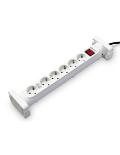 Salicru Regleta SPS SAFE 6S Protectores Electricos Activos de Ultima Generacion - 6 Tomas Schuko - Color Blanco