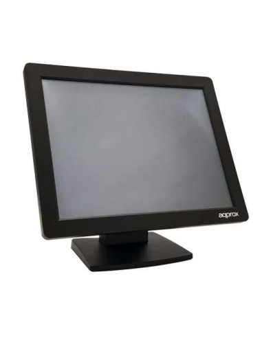 Approx Monitor Tactil LED 15" para TPV 1024 x 768 - Respuesta 5ms - Angulo de Vision H 160º V 140º - USB, VGA - VESA 75x75mm